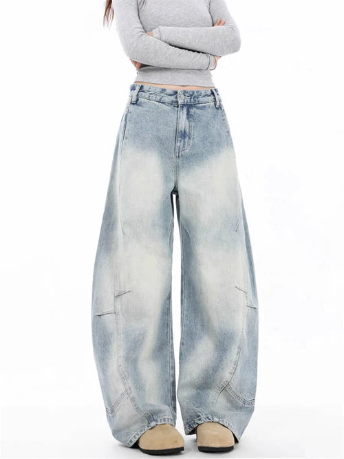 Faded Wide-Leg Denim (4 sizes)
