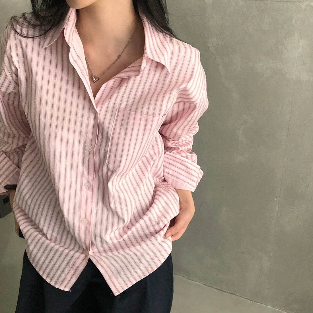 Milk Striped Shirt (2 colours)