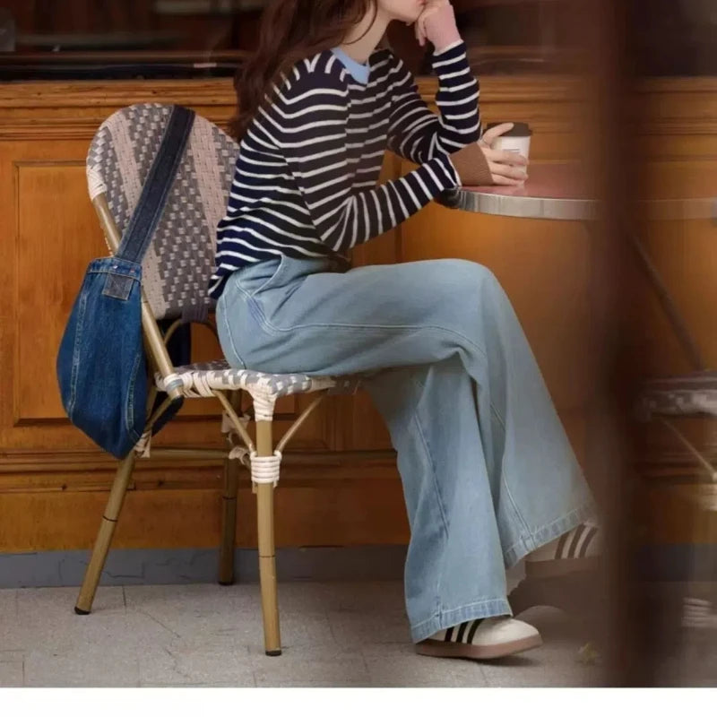 Seoul Stripes Knit Top (5 sizes)