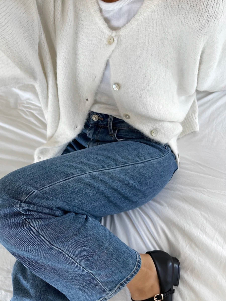 Soft Knit Button-Up Cardigan (2 sizes, 6 colours)