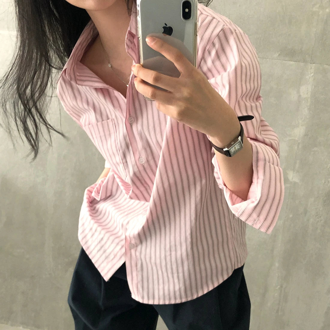 Milk Striped Shirt (2 colours)