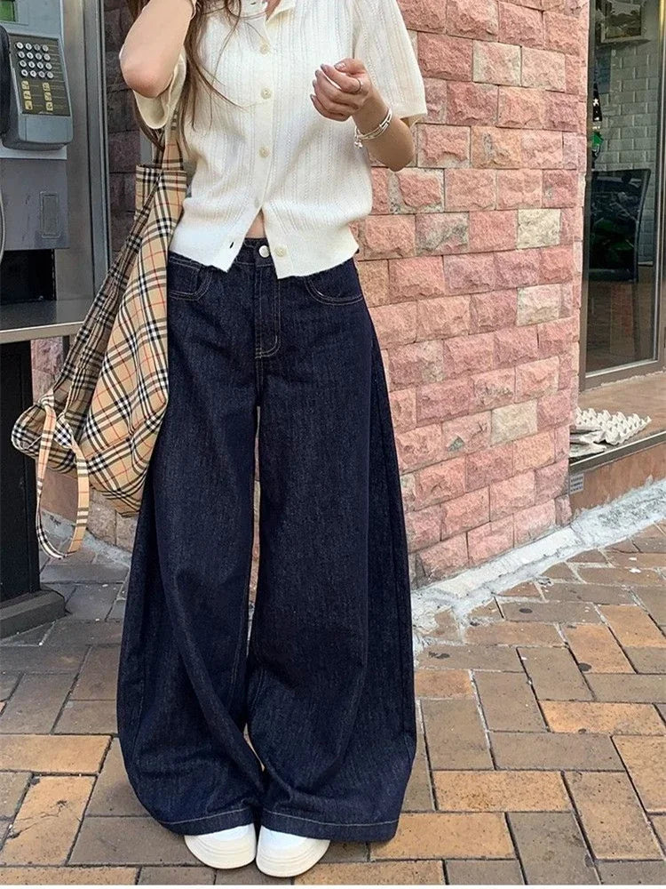 Midnight Wide-Leg Denim (6 sizes)
