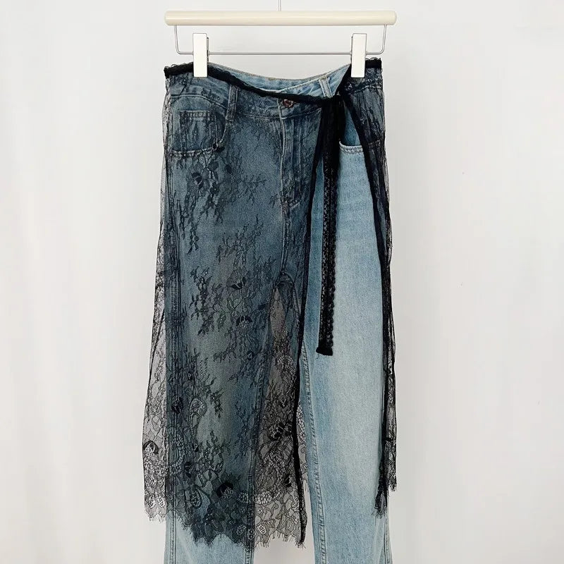 Layered Lace Wrap Skirt (2 colours)